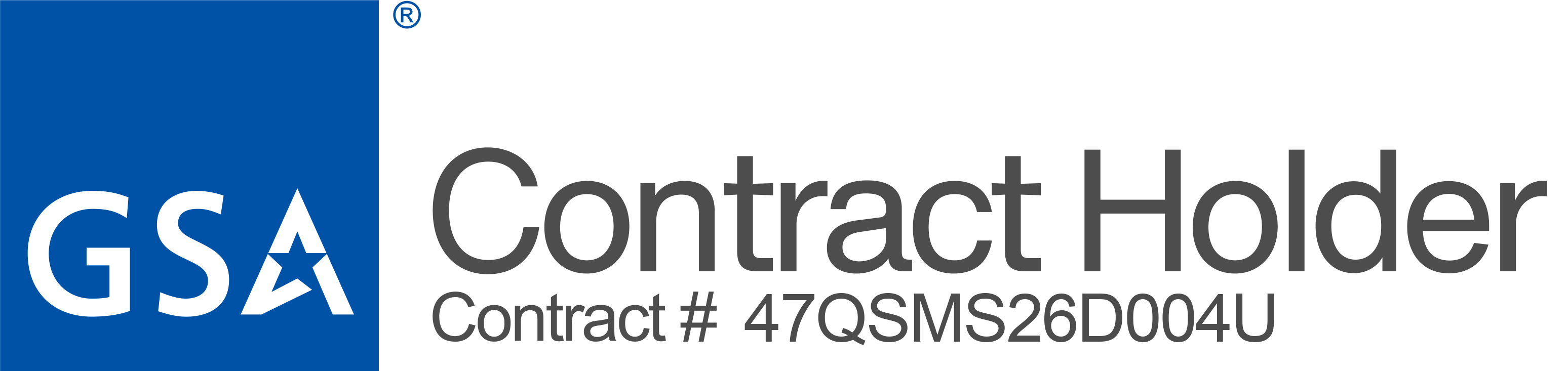 GSA Contract Holder, Contract Number 47QSMS26D004U