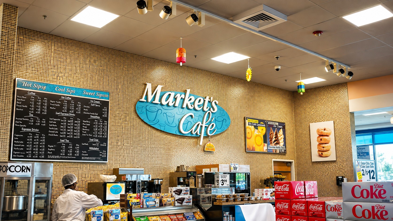 Market Basket retail store lit with Renova LED fixtures