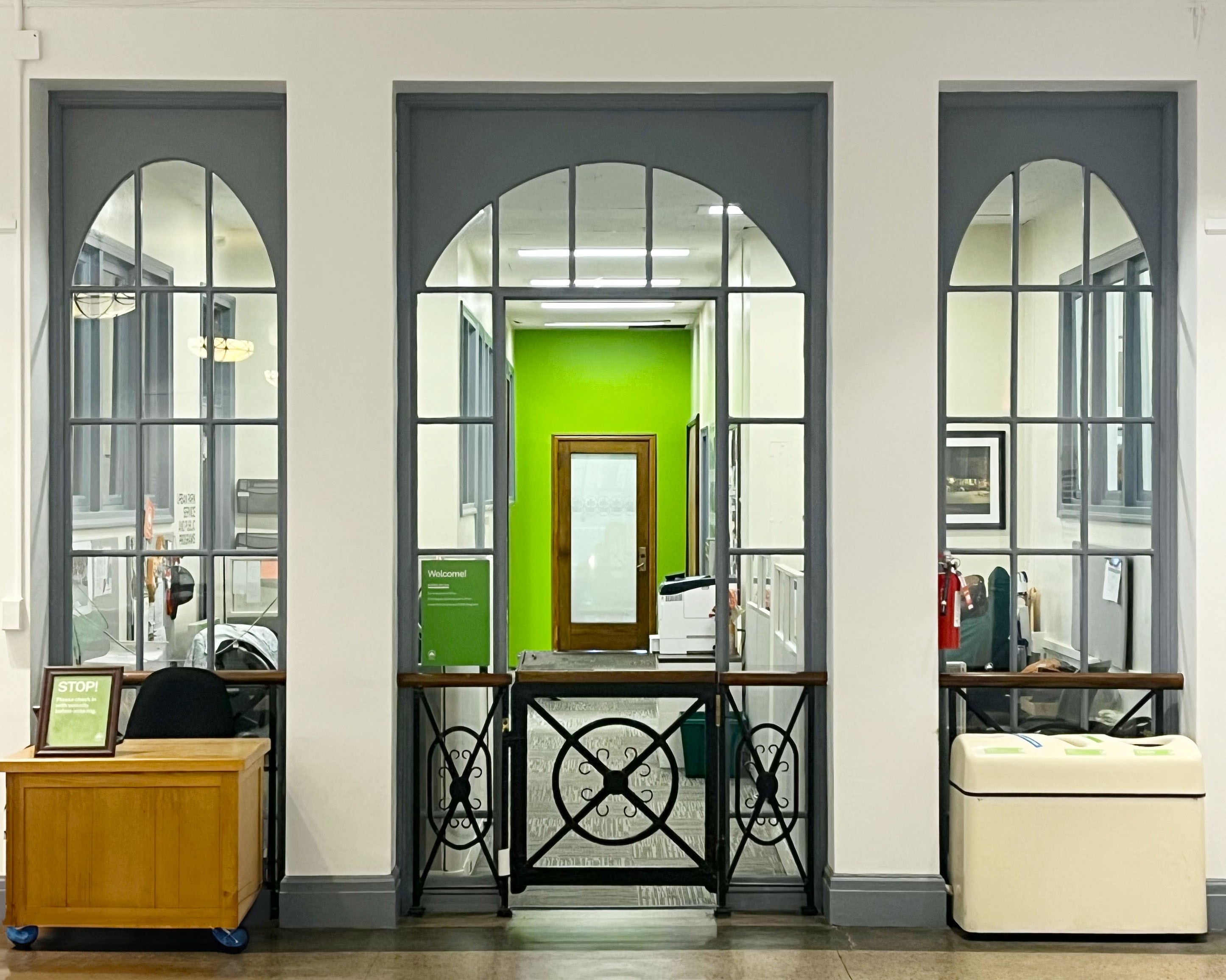 NYC Central Park Offices lobby lit with Renova LED fixtures